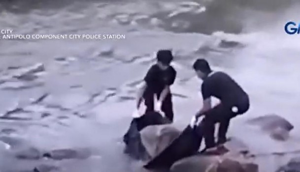 Bangkay ng lalaking may mga saksak sa dibdib, natagpuan sa Pinugay River sa Antipolo 